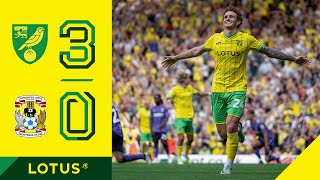 HIGHLIGHTS  Norwich City 30 Coventry City [upl. by Etnom]