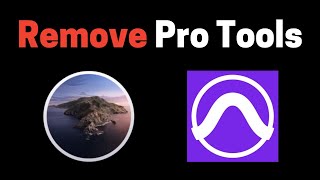 How To Uninstall Avid Pro Tools On Mac [upl. by Uehttam942]