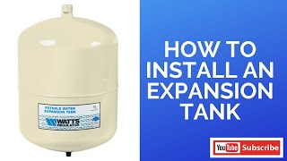 How to Install An Expansion Tank [upl. by Eyllom]