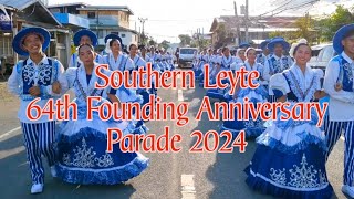 Southern Leyte 64th Founding Anniversary Parade and Street Dancing 2024 [upl. by Yrrab746]