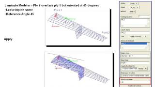 MSC Composite Layup Tool  Patran Laminate Modeler [upl. by Volnak]