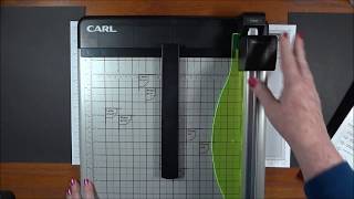 Carl 12quot Heavy Duty Paper Trimmer Cutter Review [upl. by Janna806]