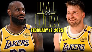 Los Angeles Lakers vs Utah Jazz Full Game Highlights  February 12 2025  NBA Regular Season [upl. by Raamaj]