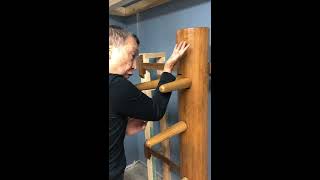 Wooden Dummy First Section demonstrated and explained [upl. by Lin783]