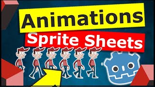 How to Create Animations in Godot Using a Sprite sheet  Godot Animation Series [upl. by Burnaby]