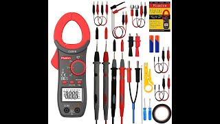 Digital Clamp Meter TRMS 3999 Counts Autoranging from Plusivo [upl. by Alvinia]