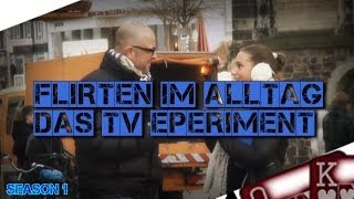 Frauen kennen lernen im Alltag Das Flirt Experiment [upl. by Anivas]