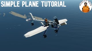 5 Minute Easy Plane Tutorial l Stormworks Build amp Rescue [upl. by Ennaeiluj]