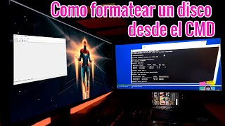 Como formatear un disco desde el CMD ׀ DISKPART [upl. by Anisah652]