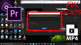 Fix file format not supportedquot for adobe premier pro [upl. by Artcele]