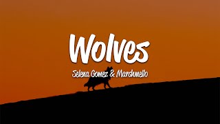 Selena Gomez  Wolves Lyrics ft Marshmello [upl. by Najram]