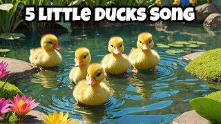 Sing Along with 5 Little Ducks As They Explore And Play [upl. by Willett]