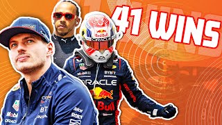 Will Max Verstappen surpass Lewis Hamiltons all time win record  ESPN F1 UNLAPPED [upl. by Nelon]