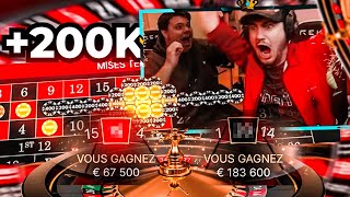 ⚠️ Je GAGNE  de 200 000€ au CASINO  100 ROULETTE [upl. by Tirreg537]