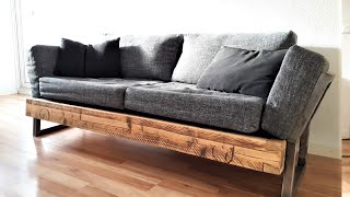 DIY Industrial Couch Plans available [upl. by Gabbey880]