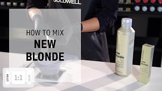 How to Mix New Blonde 5 Minute Highlights  Goldwell Education Plus [upl. by Lucilla123]