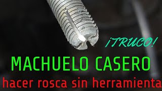 COMO HACER ROSCA SIN MACHUELO ¡¡TRUCO [upl. by Alhsa]