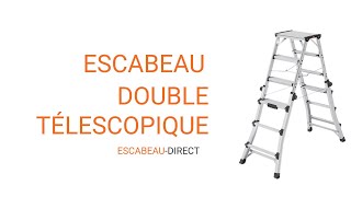 Escabeau double télescopique 4 à 6 marches [upl. by Audri]