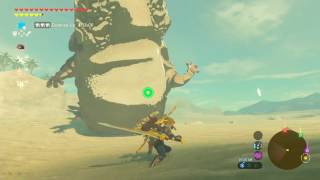 Molduga Battle Gameplay  Zelda Breath of the Wild [upl. by Millan]