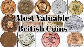 Most Valuable British Coins [upl. by Sinnal]