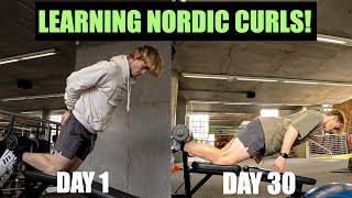 I Trained Nordic Curls for 30 Days like Knees Over Toes Guy [upl. by Pacifica]