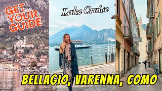 LAKE COMO DAY TRIP FROM MILAN  Varenna Bellagio Como [upl. by Jem676]