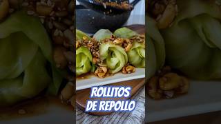 Rollitos de repollo rellenos de carne receta fit comida [upl. by Shandee]