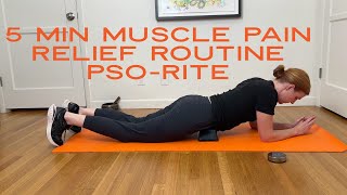 5 Minute Muscle Pain Relief Back Pain Release Psoas Release PsoRite Tool with Kit Rich [upl. by Lonier935]