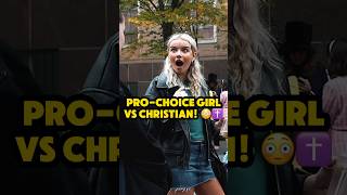 😬‼️ FEMINIST GETS COOKED BY CHRISTIAN [upl. by Sirob]