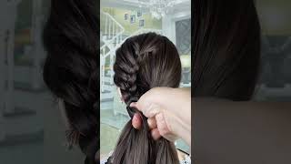 Hairstyle For Teenage girls Braid Hairstyles Hairstyle For Beginners shorts hairstyling [upl. by Nya]