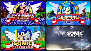 Evolution of STARTSCREEN in Sonic Games [upl. by Hairu]