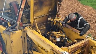 HOW TO REMOVE AN ENGINE JCB 3C [upl. by Jerusalem]