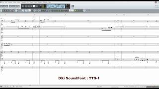 Midi Synth DXi Cakewalk TTS1 Timbre Comparison of Midi Soft Synthesizer Part810 [upl. by Prud98]