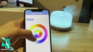 Showcasing ASAKUKI Smart WiFi Essential Oil Diffuser [upl. by Rice]