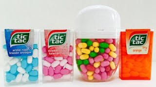 Counting Rainbow Tic Tac Candies [upl. by Fital]