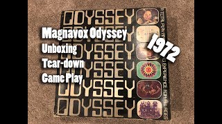 1972 Magnavox Odyssey UNBOXING Teardown and Game Play [upl. by Jae]