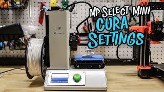 3D Printing Monoprice Mini Select Cura Settings [upl. by Town]