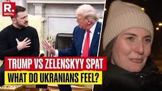 TrumpZelenskyy Meet How Ukrainians Reacting To Zelenskyys Insult in Oval Office Showdown [upl. by Alad]