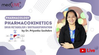 Pharmacokinetics  DRUG METABOLISM  BIOTRANSFORMATION with Dr Priyanka Sachdev [upl. by Sawyer]