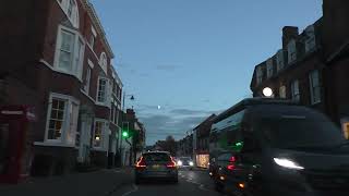 Driving Around Pershore Worcestershire England Friday 11th October 2024 [upl. by Yk722]