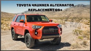 20092018 Toyota 4Runner 40 V6 Alternator Replacement [upl. by Rella]