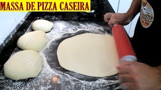 MASSA DE PIZZA CASEIRA I MASSA PROFISSIONAL FEITA EM CASA [upl. by Osnola]