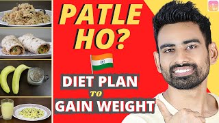 Full Day Indian Diet Plan Weight Gain के लिये आसान और असरदार  Fit Tuber Hindi [upl. by Ritz]