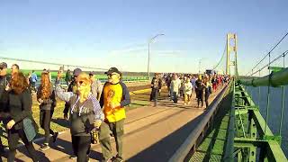 2022 Mackinac Bridge Walk Timelapse [upl. by Marigolde]