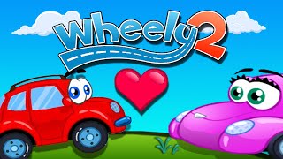 Wheely 2  Lets Play All Levels Full Game [upl. by Ynohtona838]