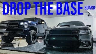 Installing Waterproof Baseboards Vinyl Cove Base  Dream Garage Build Pt 6 [upl. by Yor]