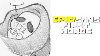 EpicSans First Word Epictale Comic Dub [upl. by Alvin942]