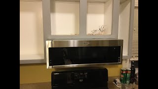 Over The Stove Microwave Install [upl. by Clementius]