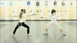 Foil Fencing Attacks  How to Riposte in Foil Fencing [upl. by Aiuqenehs993]