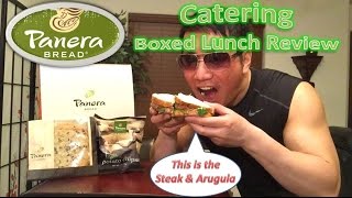 Panera Bread Catering Boxed Lunch Review [upl. by Jessabell]